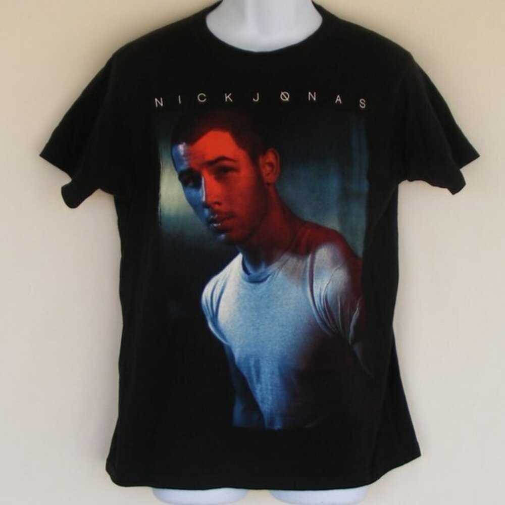 NICK JONAS Concert Tshirt, M, 2 sided, SS
